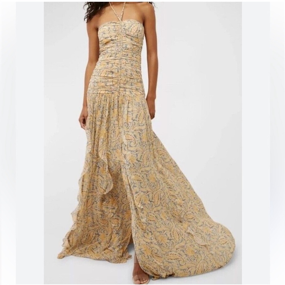 Lucine Dress Veronica Beard Blue &Yellow Multi